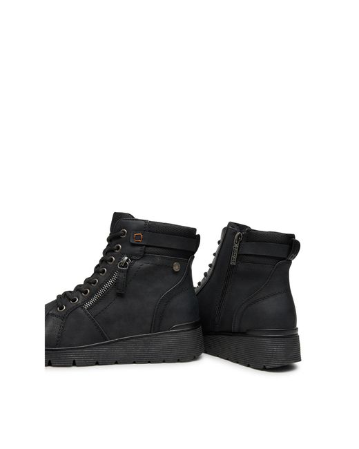 Refresh Black Schnürschuhe 172274
