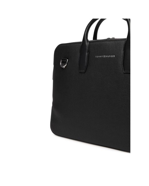 Tommy Hilfiger Laptoptasche Th Business Leather Computer Bag Am0Am13642 in Black für Herren