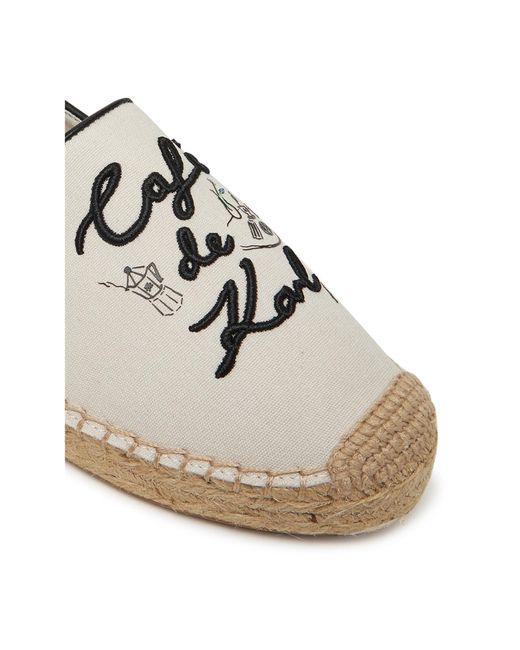 Karl Lagerfeld Brown Espadrilles Kl81125