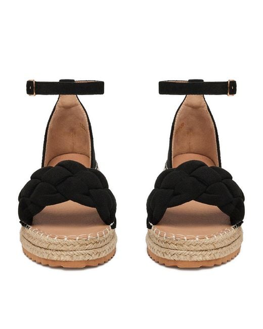 DeeZee Black Espadrilles Le601-59