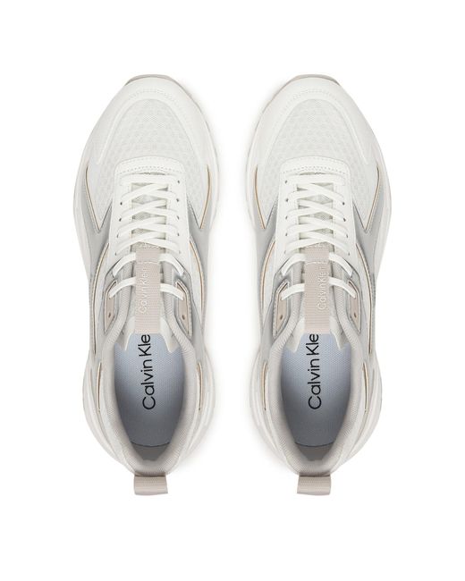 Calvin Klein White Wanderschuhe