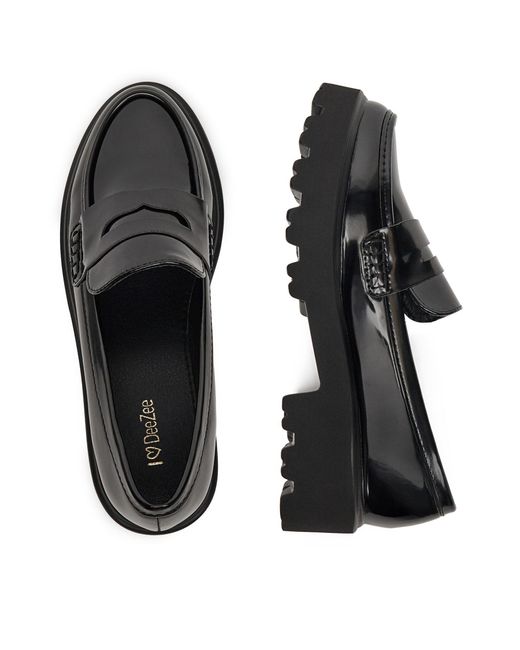 DeeZee Black Slipper Le601-2