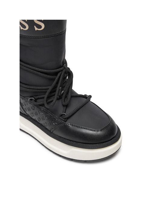 Guess Black Schneeschuhe Undelo Flfuel Ele11