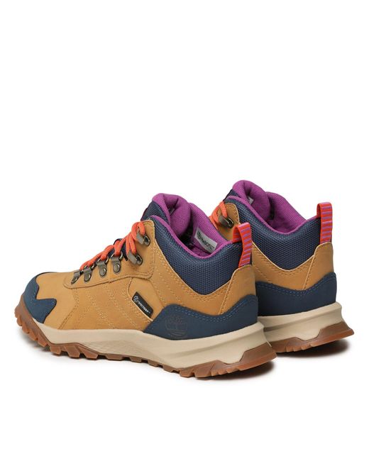 Timberland Blue Schnürstiefeletten Lincoln Peak Mid Lthr Wptb0A5Phy2311