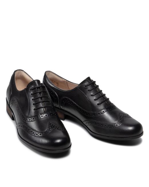 Clarks Black Oxford Schuhe Hamble Oak 203467134 Leather