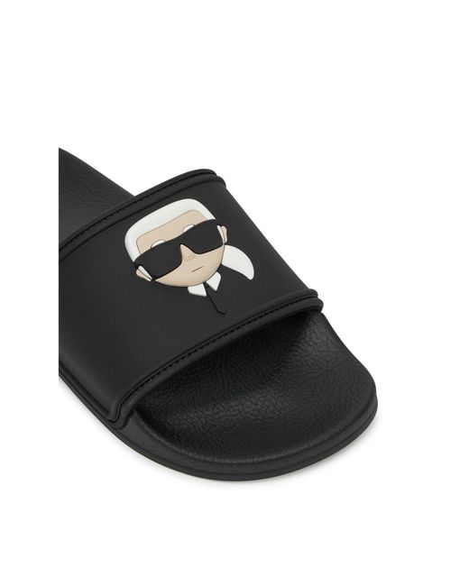 Karl Lagerfeld Black Pantoletten Kondo 2.0 Kl80905A