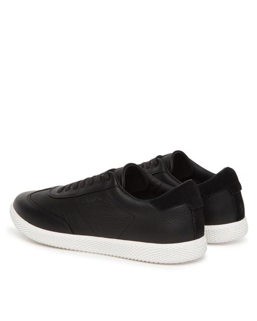 Calvin Klein Sneakers Low Top Lace Up Tmbl Lth Hm0Hm01803 in Black für Herren