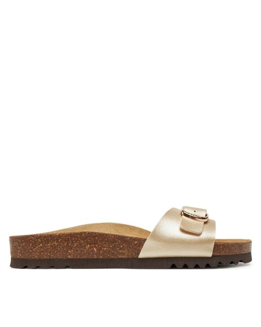 Scholl Brown Pantoletten Estelle F32158