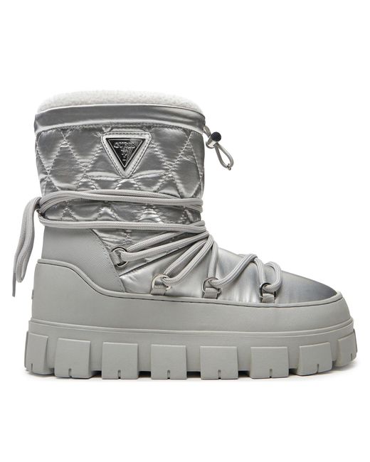 Guess Gray Schneeschuhe Uniques Flfuni Lel10