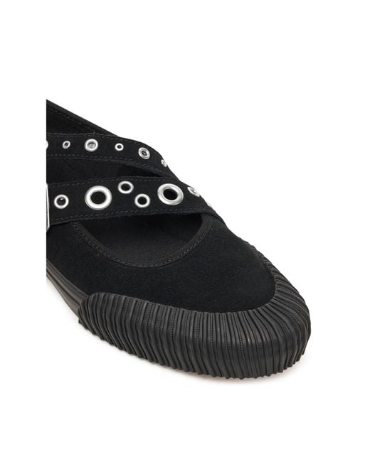 Vans Black Sneakers Aus Stoff Mary Jane Vn000D9Abla1