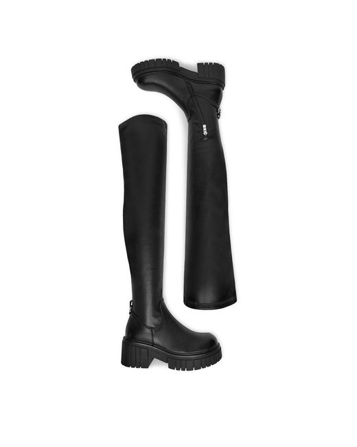 DeeZee Black Overknees 13277-4
