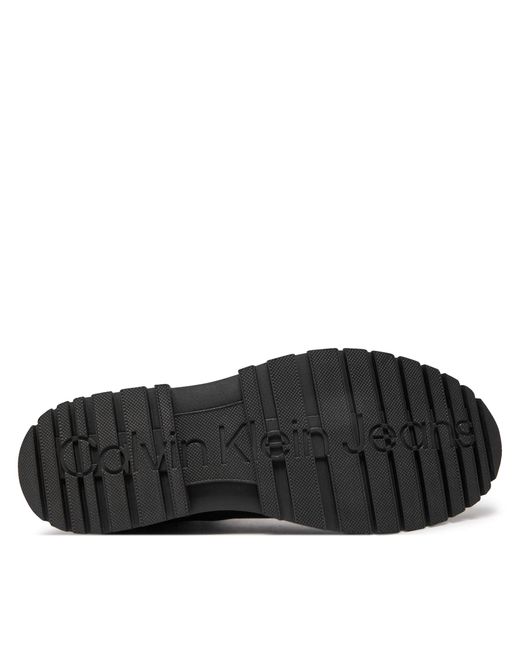 Calvin Klein Klassische Stiefeletten Eva Mid Chelsea Boot Lth Ym0Ym00750 in Black für Herren