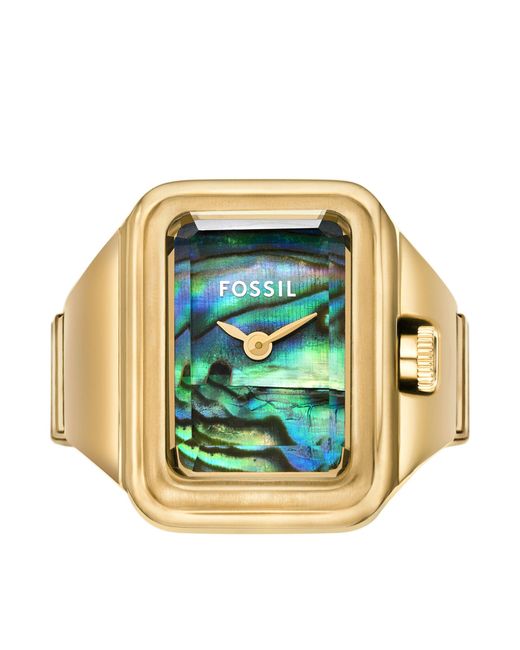 Fossil Metallic Uhr Raquel Watch Ring Es5411