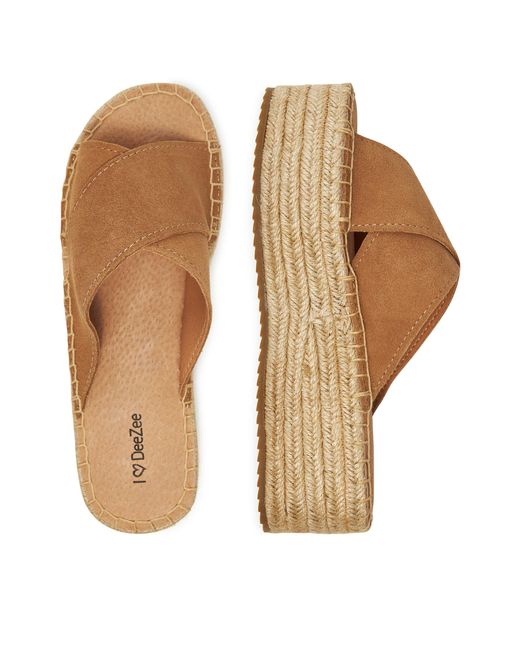 DeeZee Brown Espadrilles 42422