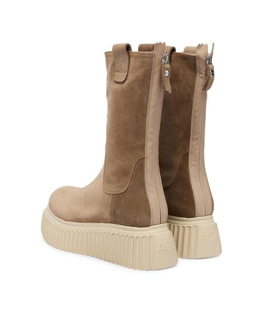 Agl Attilio Giusti Leombruni Brown Stiefeletten Milagros D751503Pgki014G588