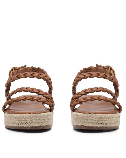 DeeZee Brown Espadrilles E8875-1