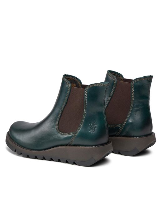 Fly London Blue Klassische stiefeletten salvfly p143195006 petrol