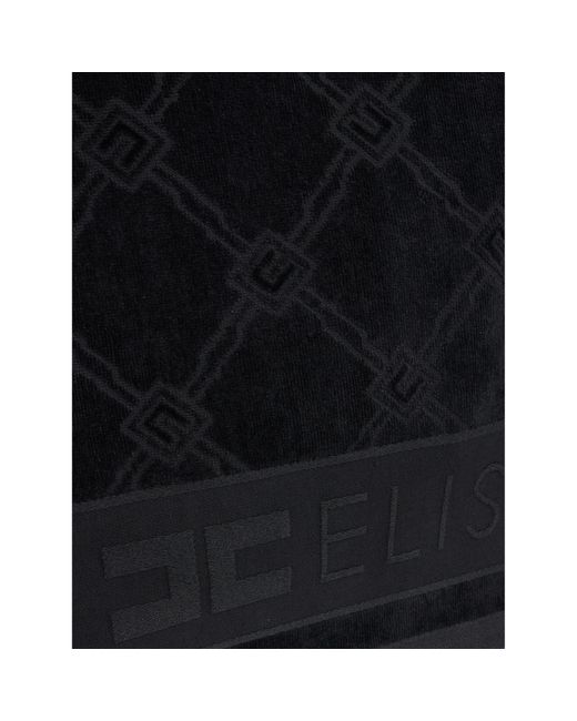 Elisabetta Franchi Black Strandtuch Tm01F51E2