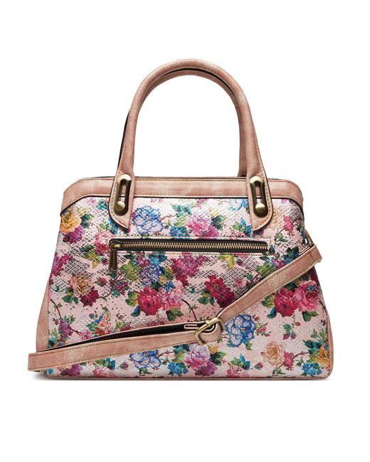 LAURA VITA Purple Handtasche Aramis 04