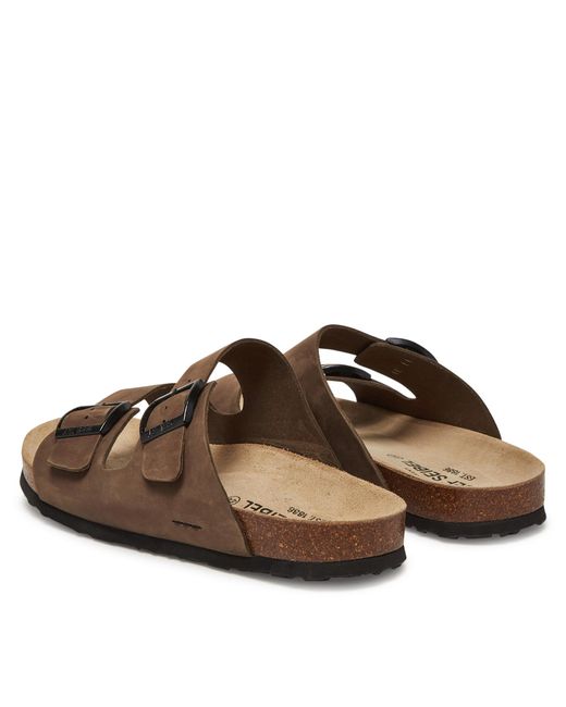Josef Seibel Pantoletten Josef 01 14301 in Brown für Herren