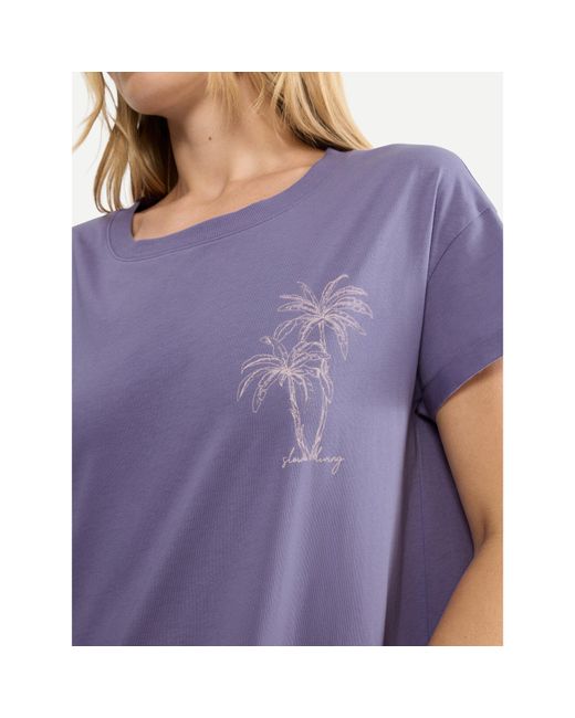 Triumph Purple Nachthemd 10221117 Relaxed Fit