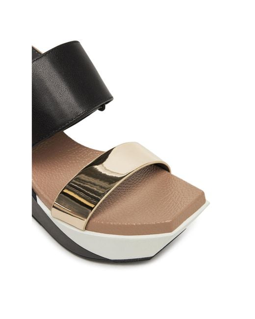 United Nude Black Sandalen Delta Wedge Sandal 1041389316