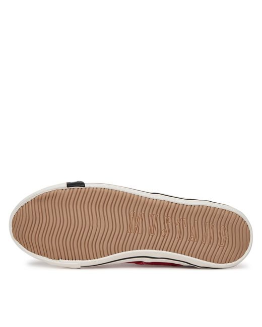 Mustang Sneakers Aus Stoff 4058-310 in Red für Herren