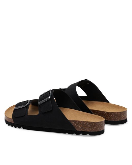 Scholl Pantoletten Gerry Ad Mf32144 1004 in Black für Herren