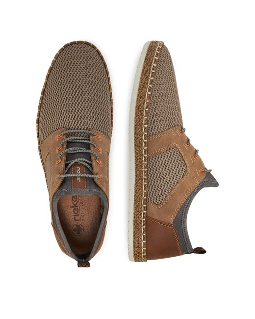 Rieker Halbschuhe B5252-66 in Brown für Herren