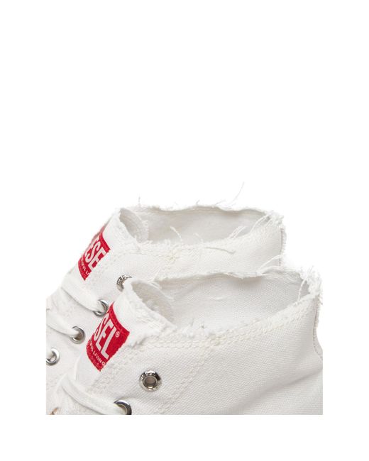 DIESEL Sneakers Aus Stoff High-Top Y03505Pr012 Ha686 in White für Herren