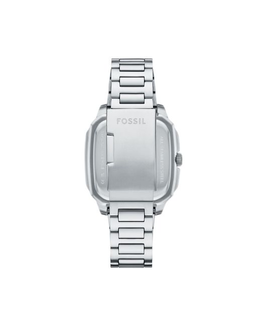 Fossil Uhr Crosby Fs6122 in Metallic für Herren