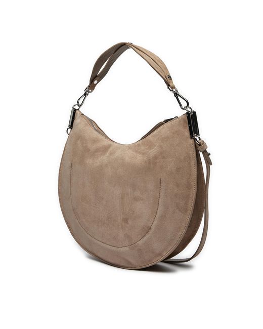 Coccinelle Brown Handtasche Qkg Sunup Suede E1 Qkg 13 01 01
