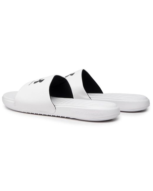 Under Armour Pantoletten Ua M Ansa Fix Sl 3023761-103 Weiß in White für Herren