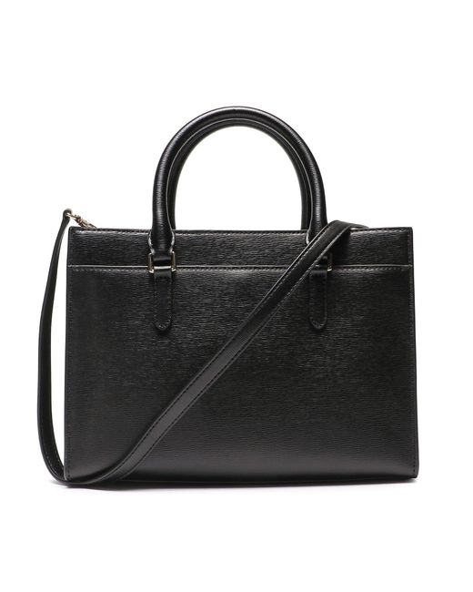 DKNY Black Handtasche perri box satchel r33d3y94 blk/gold bgd