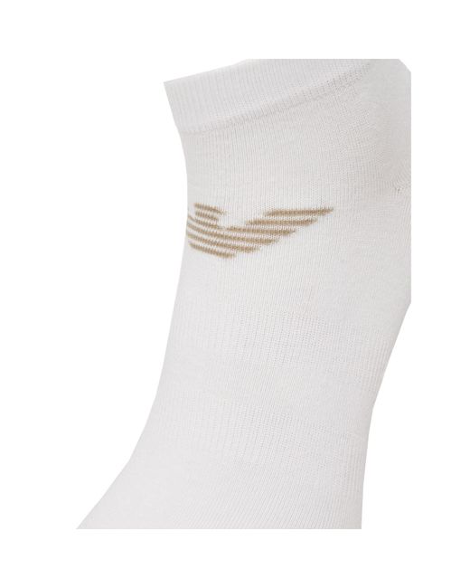 Emporio Armani 3Er-Set Niedrige Herrensocken Em000550 Af12271 Mc059 in Gray für Herren