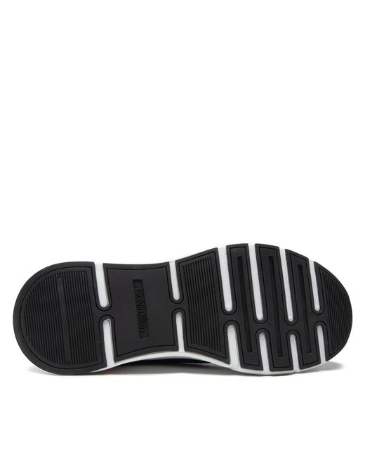 Calvin Klein Sneakers High Top Lace Up Knit Hm0Hm00760 in Black für Herren