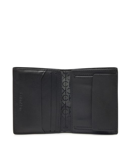 Calvin Klein Herren Geldbörse Ck Sleek Bifold 7Cc W/Coin K50K512866 in Black für Herren