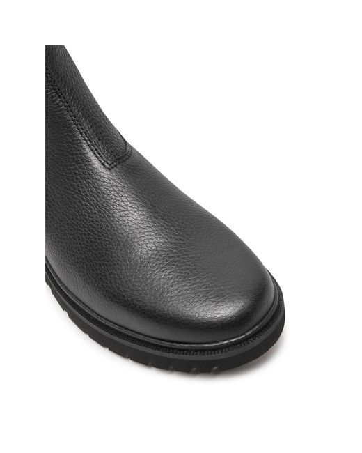 Calvin Klein Klassische Stiefeletten Eva Mid Chelsea Boot Lth Ym0Ym00750 in Black für Herren