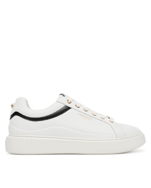 Twinset White Sneakers 252Tcp020