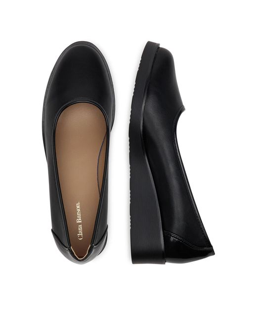 Clara Barson. Black Halbschuhe Wyl3395-6