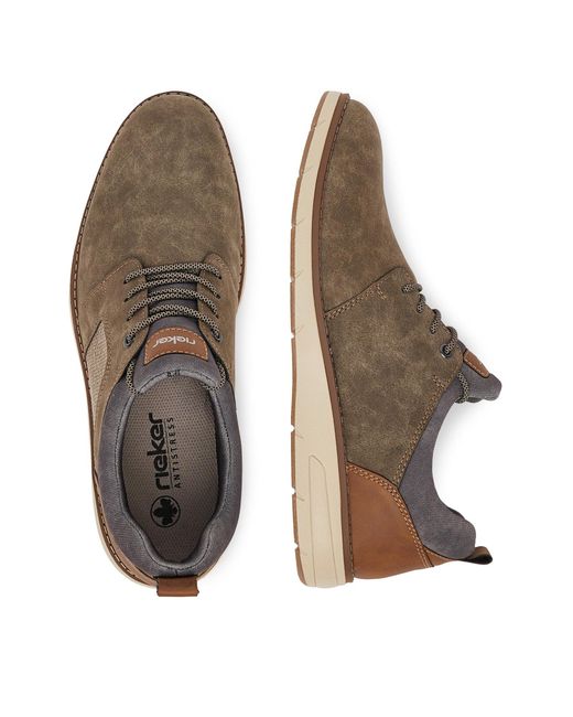 Rieker Halbschuhe 11351-25 in Brown für Herren