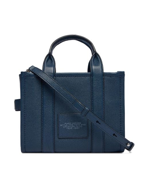 Marc Jacobs Blue Handtasche The Leather Small Tote Bag H009L01Sp21