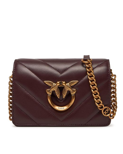 Pinko Purple Handtasche Love Click Mini Pe 25 Pltt 100067 A136