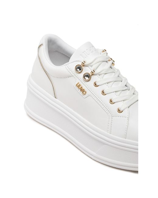 Liu Jo White Sneakers Selma 11 Bf4073 P0102 Weiß