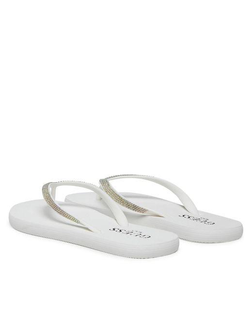 Guess White Zehentrenner E5Gz05Bb00F