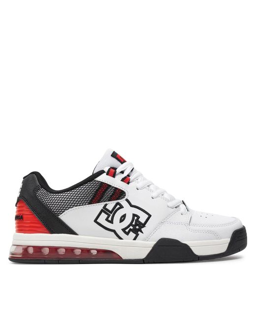 Dc Sneakers versatile adys200075 white/black/red xwkr für Herren