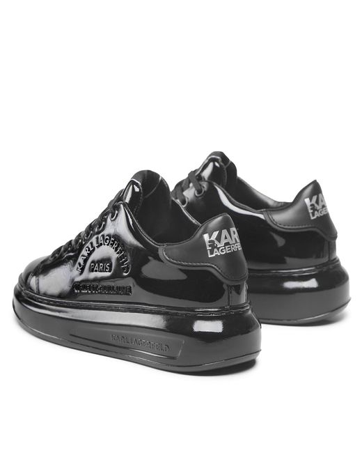 Karl Lagerfeld Sneakers kl62539s black patent lthr