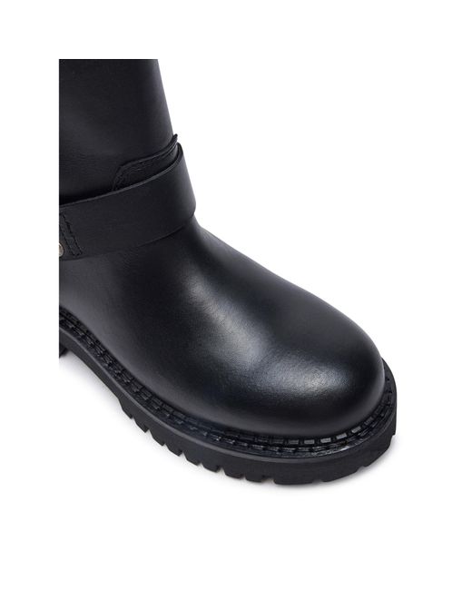 Tommy Hilfiger Blue Stiefeletten Tjw Urban Biker Boot Leather En0En02728