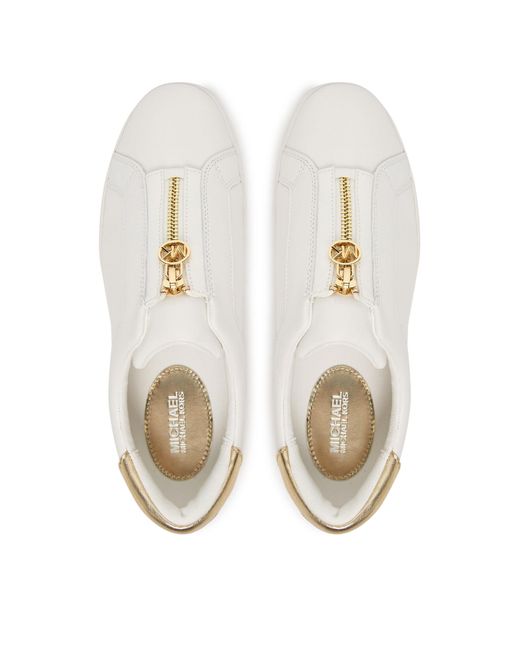 MICHAEL Michael Kors White Sneakers Keaton 43R4Ktfp4L