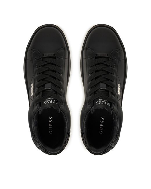 Guess Black Sneakers Flfe10 Ele12